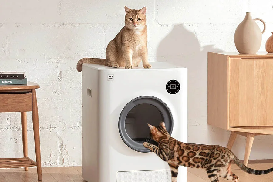 self cleaning litter box for cats